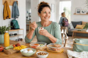 Frau Protein Mahlzeiten