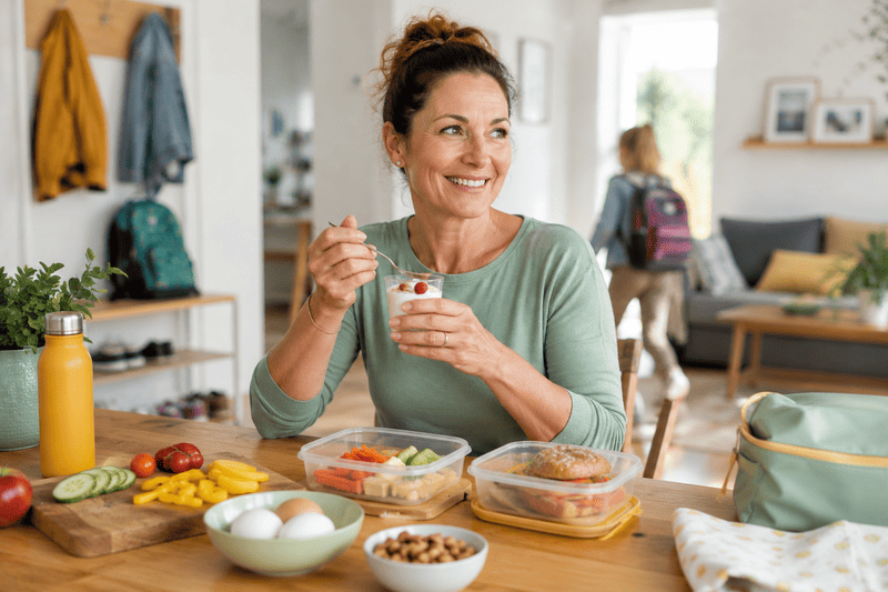 Frau Protein Mahlzeiten