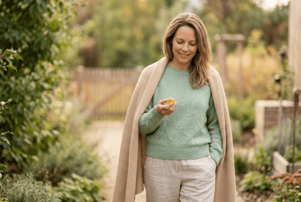 Frau Spaziergang Natur